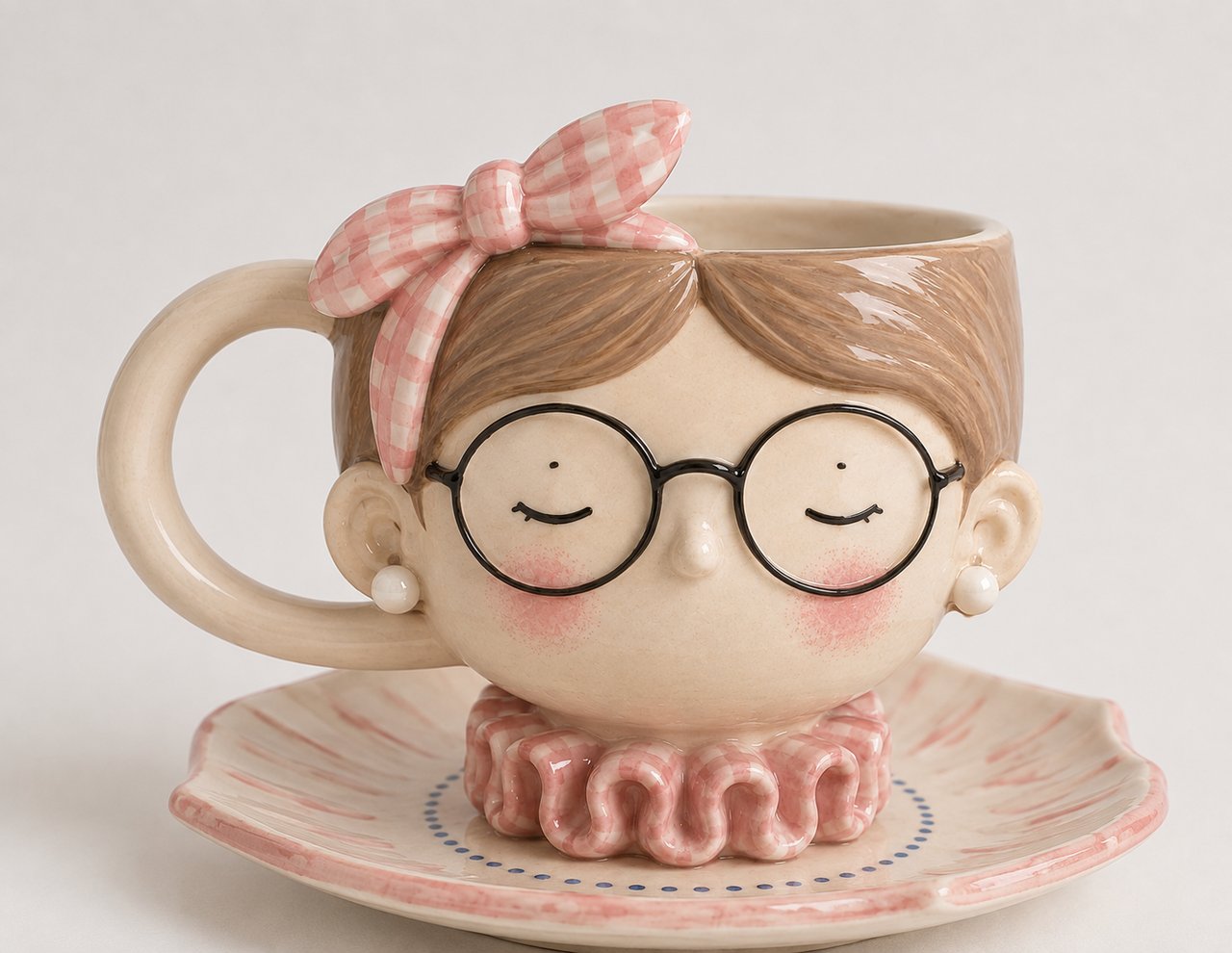 3D Sculpted Portrait Mug VIII