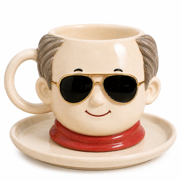 3D Sculpted Portrait Mug II