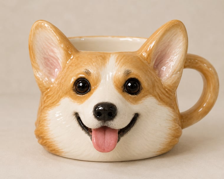 3D Pet Mug in Gomo Style III