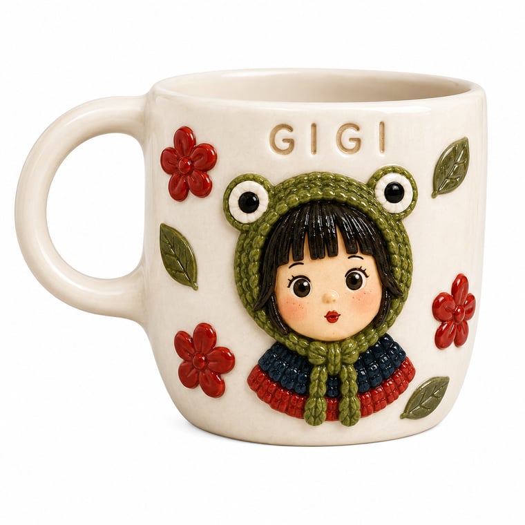 3D Relief Ceramic Mug II